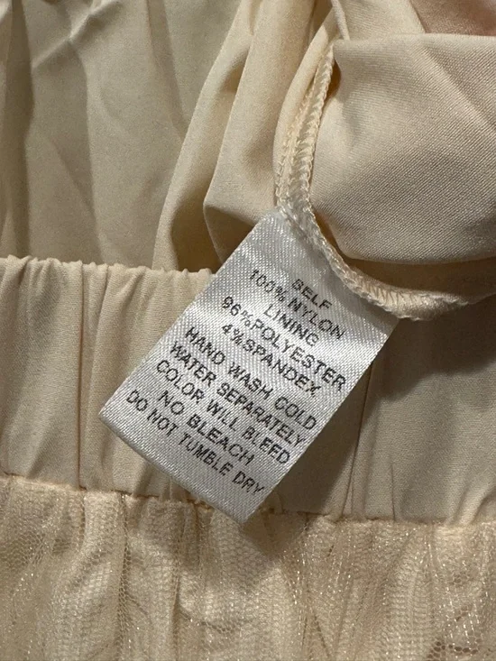 NWT Anthropologie Pinch Tiered Tulle  Overlay Skirt Sz L Ethereal Romantic Boho - Picture 15 of 16